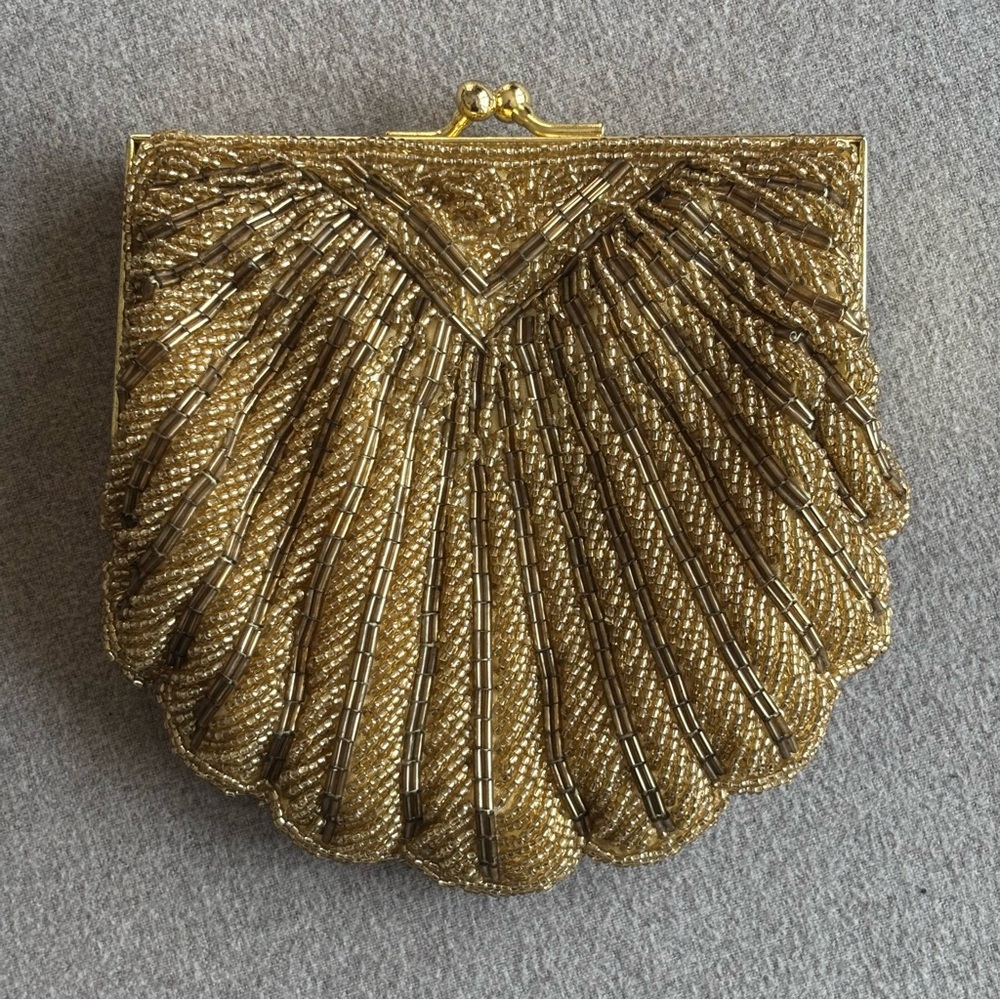 Vintage Beaded Clutch Evening Bag